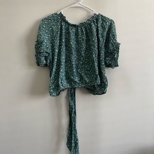 Off the Shoulder Floral Top